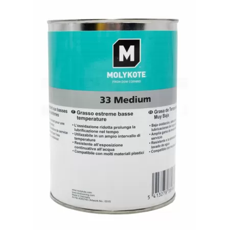 Molykote® 33 Medium grasso per basse temperature 1 Kg